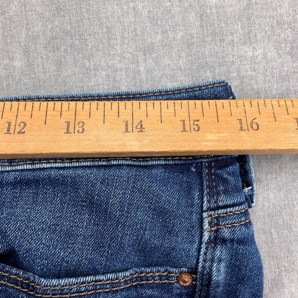 Mavi Jeans Women 31Wx31L Blue Emma Slim Boyfriend Whisker Low Stretch Skinny - Picture 7 of 14